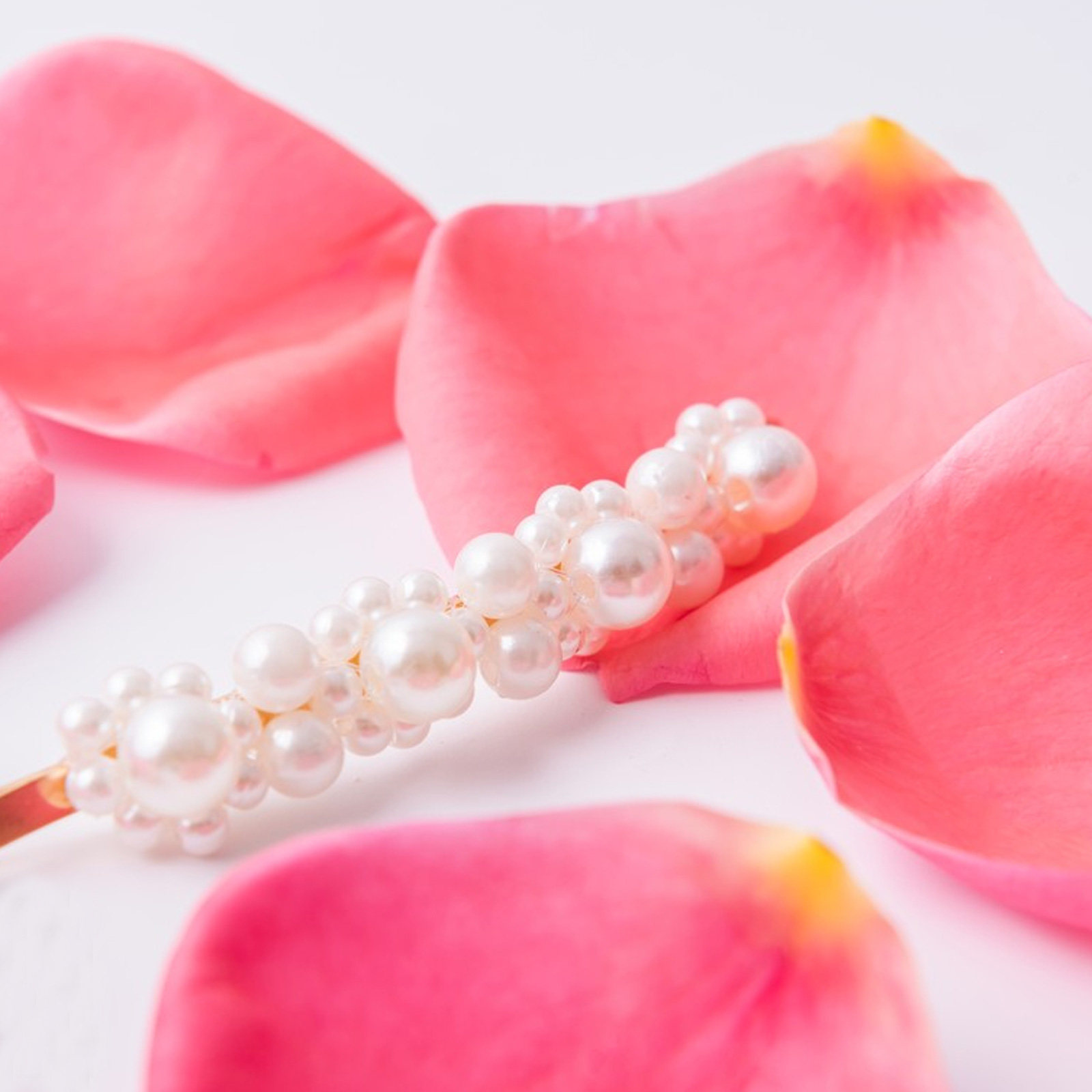 Embellishment Glue Craft - 1 แพ็ค ลูกปัดเรซิ่นประดับมุก คละแบบ ครึ่งวงกลม หลังแบน