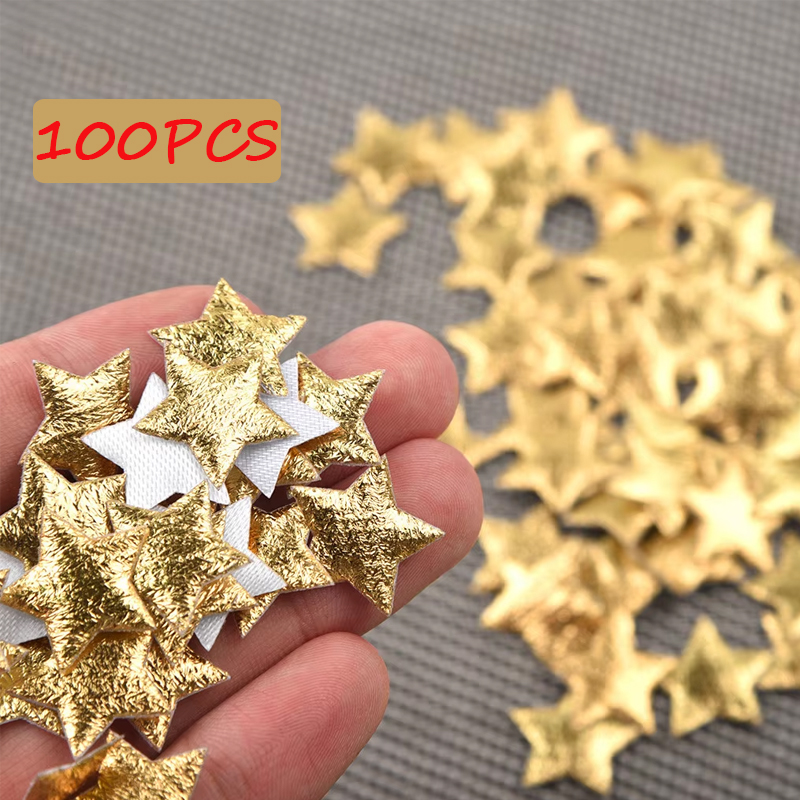 100 ชิ้น ดาวสีทอง/สีเงิน สำหรั - Embellishments For Scrapbooking บทวิจารณ์และราคา