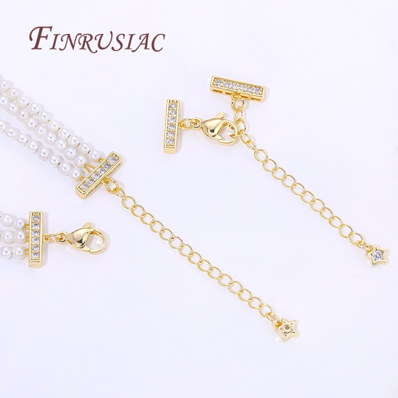 ตัวเชื่อมสร้อยคอมุก 3 แถว ชุบท - Pearl Trim Chain บทวิจารณ์และราคา