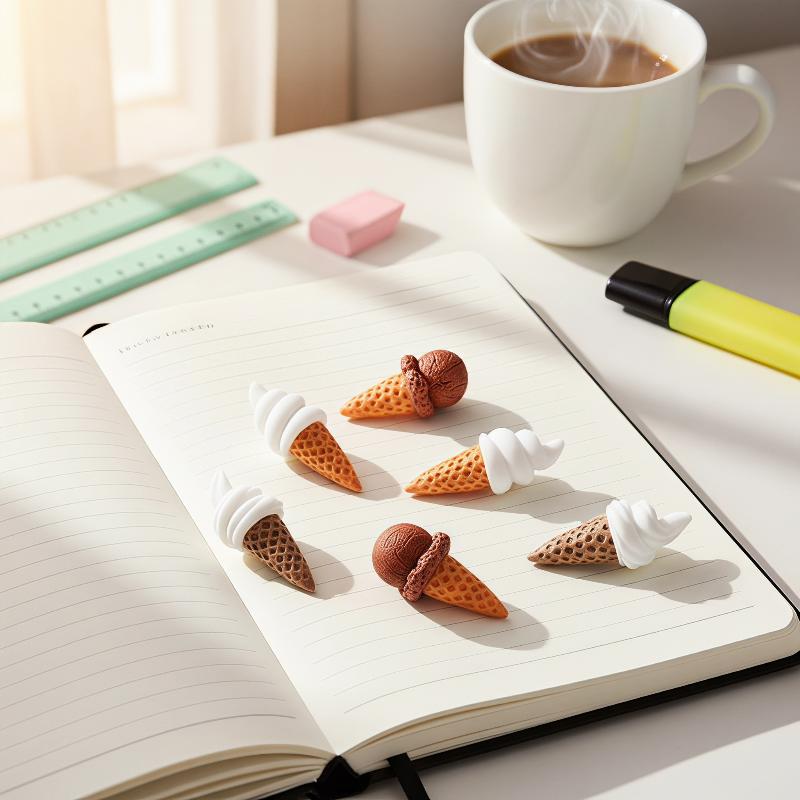 ของตกแต่งเรซินไอศกรีมมินิน่ารั - Embellishments For Scrapbooking บทวิจารณ์และราคา