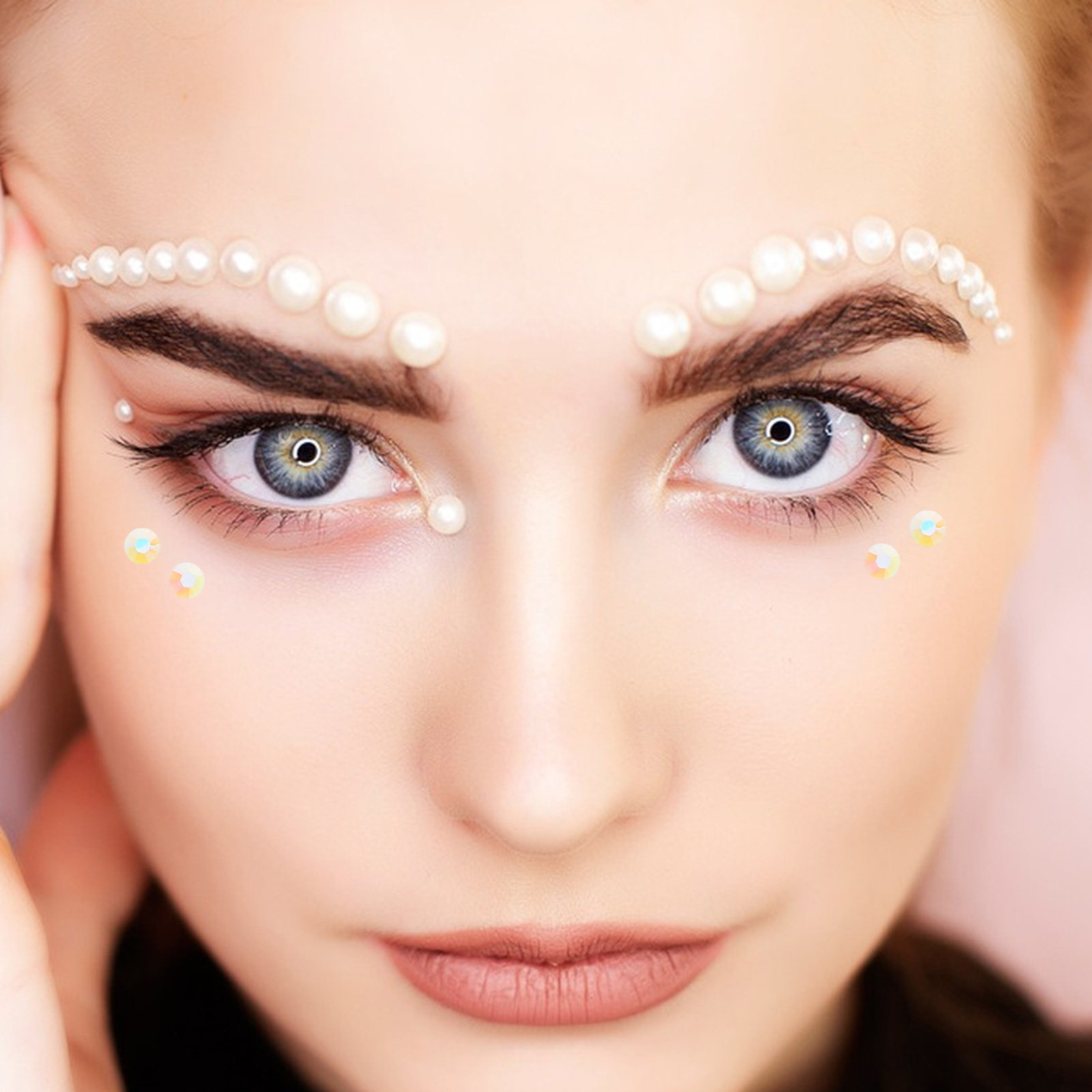 1 แพ็ค ไข่มุกหลังแบนและพลอยเที - Embellishment Glue Craft บทวิจารณ์และราคา
