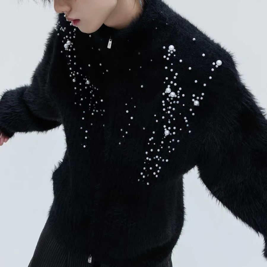 เสื้อคาร์ดิแกนไหมพรมคอสูงประดั - Embellish Knit บทวิจารณ์และราคา