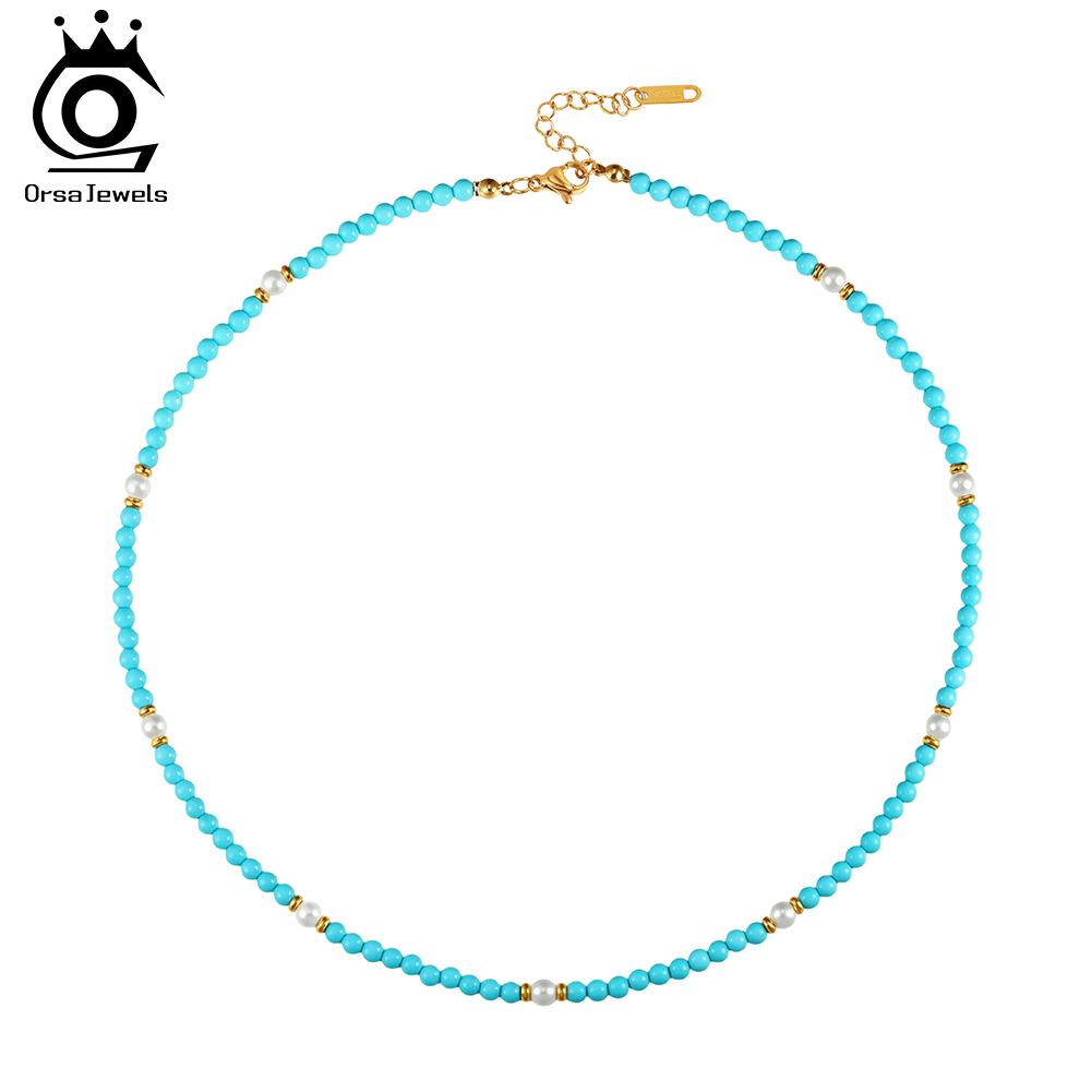 ORSA JEWELS โบฮีเมียน 18K แฟชั - Pearl Trim Chain บทวิจารณ์และราคา