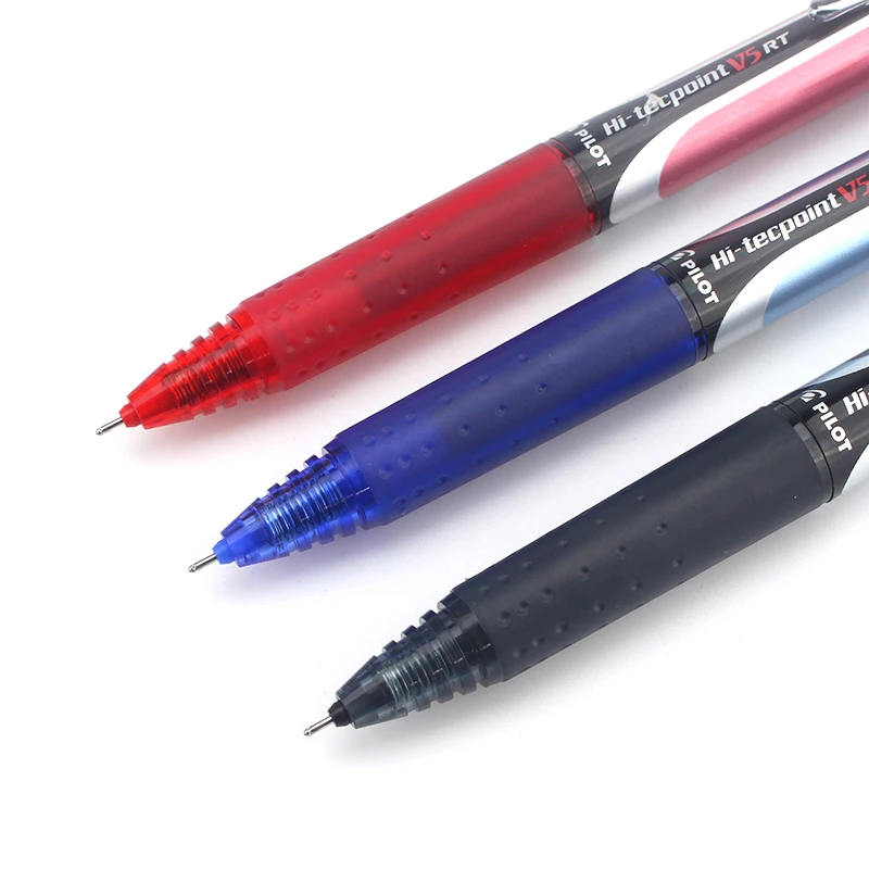 ปากกาเจลแบบกดได้ Japan Pilot H - Pilot Pen V5 บทวิจารณ์และราคา